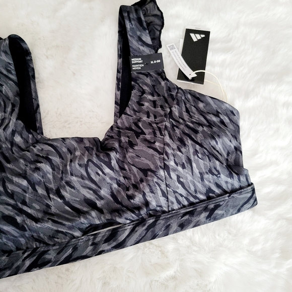 🎈ADIDAS COREFLOW STUDIO MEDIUM-SUPPORT BRA SIZE XLDD - Picture 7 of 9